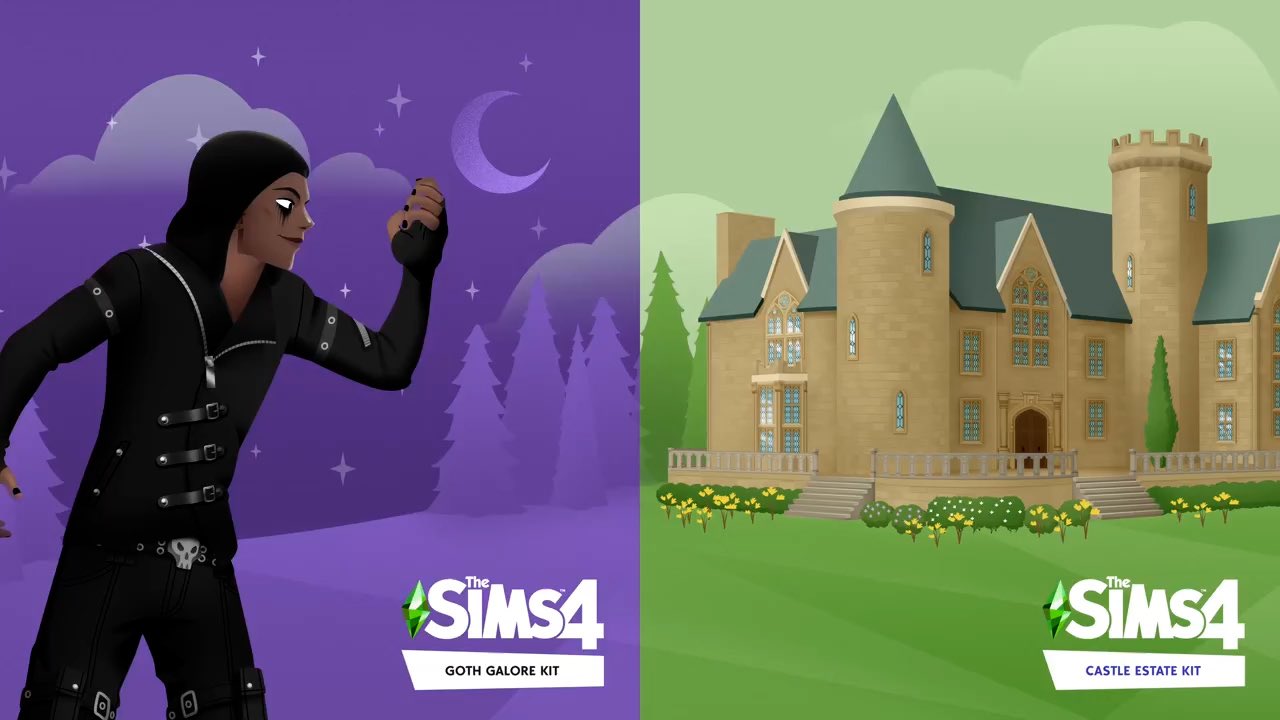 The Sims 4: “Goth Galore” and “Castle Estate” Kit REVIEW